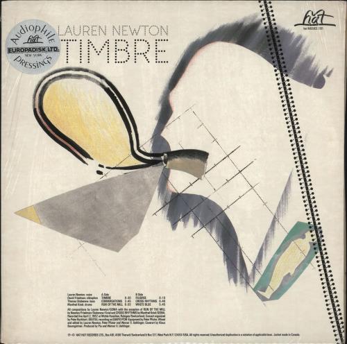Lauren Newton Timbre vinyl LP album (LP record) US Q53LPTI708357