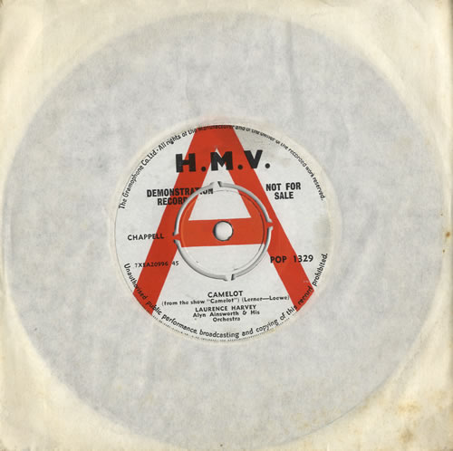 Laurence Harvey Camelot 7" vinyl single (7 inch record / 45) UK LHY07CA474312