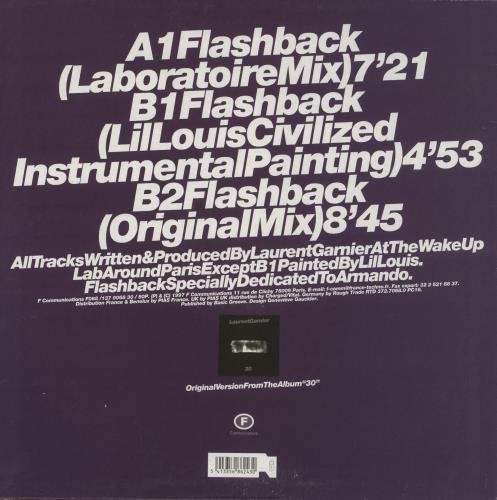 Laurent Garnier Flashback 12" vinyl single (12 inch record / Maxi-single) UK LGI12FL868575
