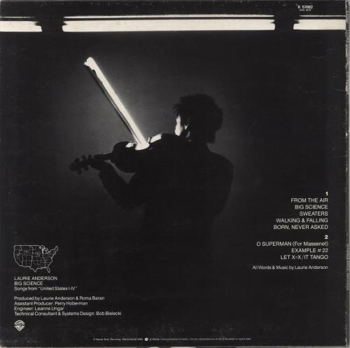 Laurie Anderson Big Science - EX vinyl LP album (LP record) UK LUALPBI744347
