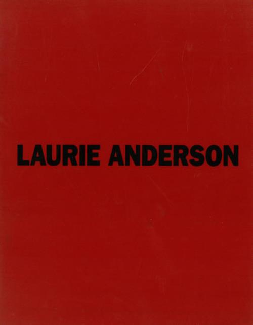 Laurie Anderson Bright Red media press pack US LUAPPBR497652