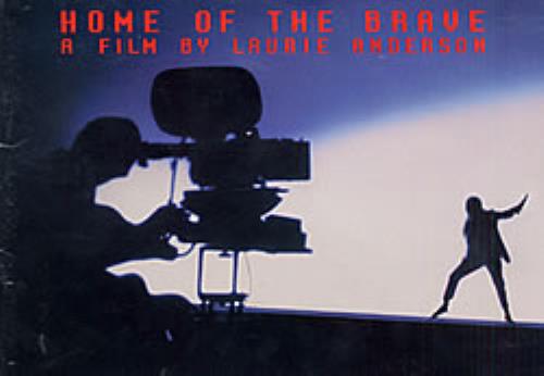 Laurie Anderson Home Of The Brave tour programme UK LUATRHO231680