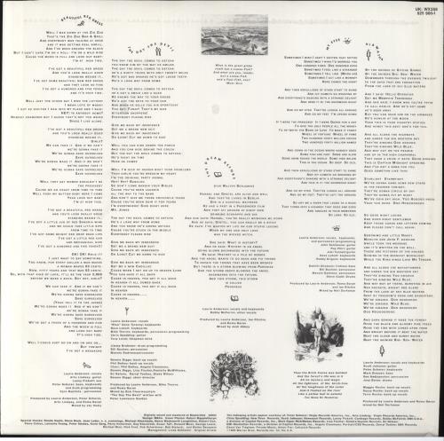 Laurie Anderson Strange Angels vinyl LP album (LP record) UK LUALPST495384