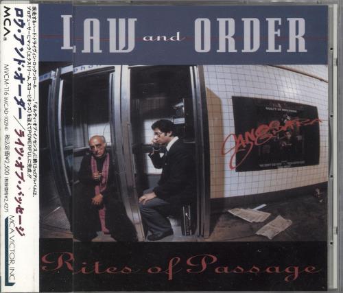 Law And Order Rites Of Passage + Obi CD album (CDLP) Japanese L30CDRI731892