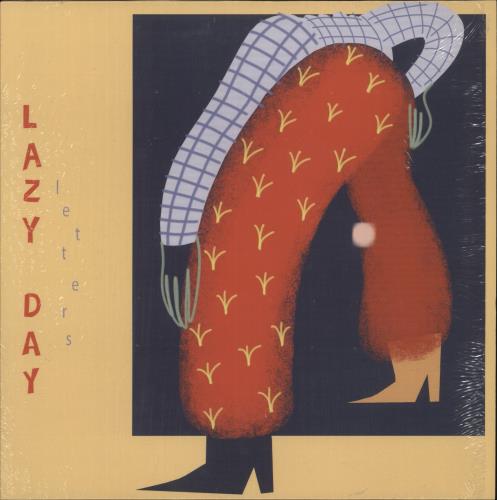 Lazy Day Letters EP - Sparkly Blue Vinyl 10" vinyl single (10 inch record) UK 9Z010LE870926