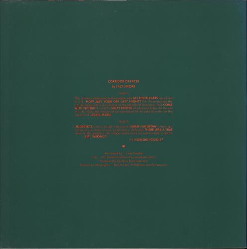 Lazy Smoke Corridor Of Faces vinyl LP album (LP record) UK 9XDLPCO890769