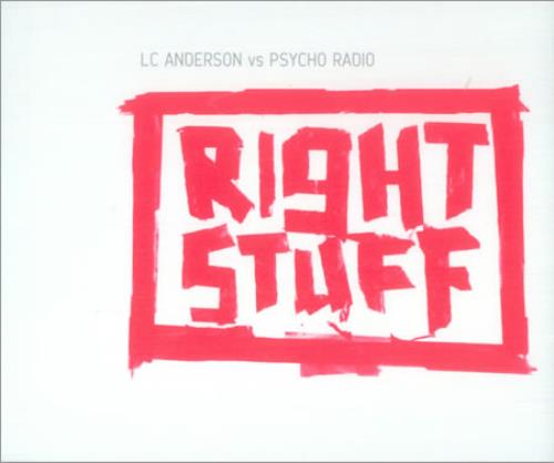LC Anderson vs Psycho Radio Right Stuff CD single (CD5 / 5") UK L&PC5RI427745