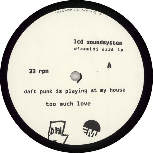 LCD Soundsystem LCD Soundsystem - White Label 2-LP vinyl record set (Double LP Album) UK CDS2LLC697571