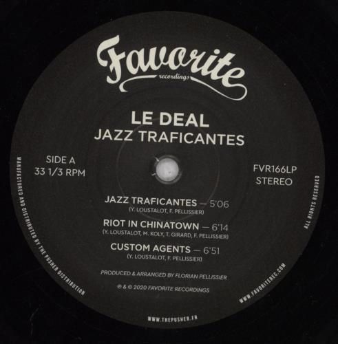 Le Deal Jazz Traficantes vinyl LP album (LP record) French 7GVLPJA844407