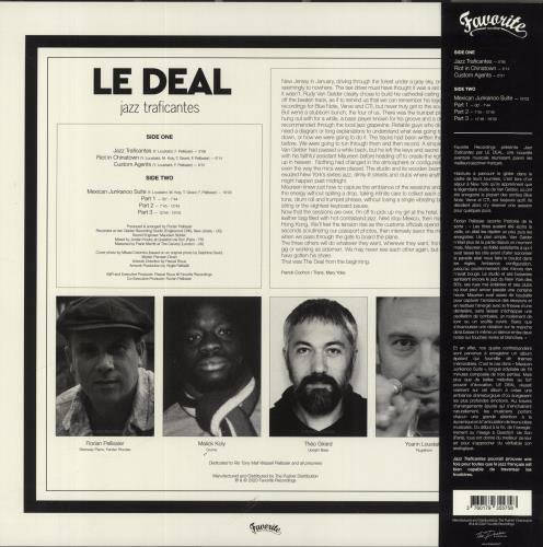 Le Deal Jazz Traficantes vinyl LP album (LP record) French 7GVLPJA844407