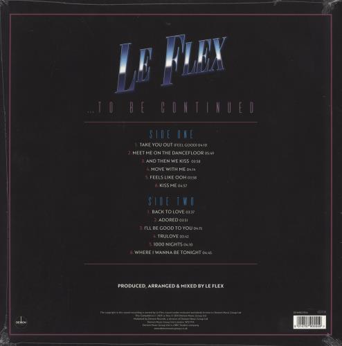 Le Flex ... To Be Continued - 180 gram Clear Vinyl + Autographed Print vinyl LP album (LP record) UK 3GGLPTO775648