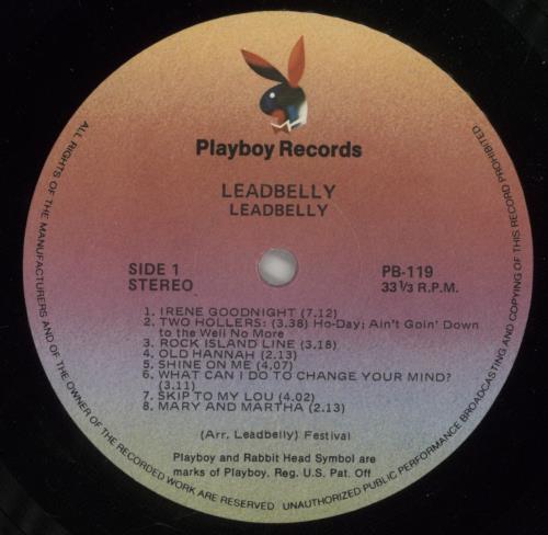 Leadbelly Leadbelly vinyl LP album (LP record) US L-YLPLE826648