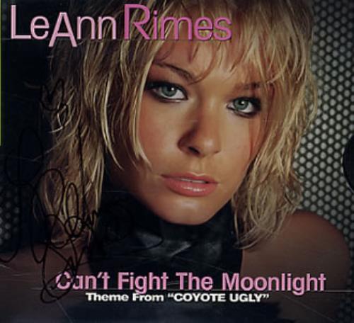 Leann Rimes Can't Fight The Moonlight - Autographed CD single (CD5 / 5") US LRIC5CA330160