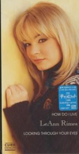 Leann Rimes How Do I Live 3" CD single (CD3) Japanese LRIC3HO143498