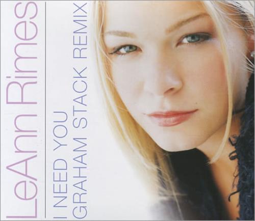Leann Rimes I Need You CD single (CD5 / 5") German LRIC5IN202901