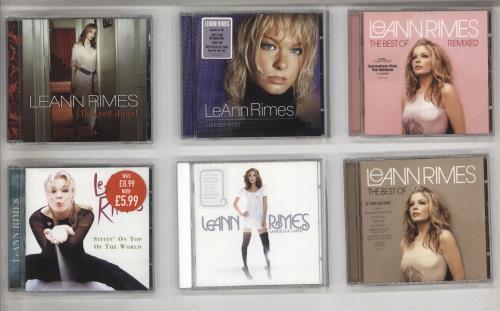 Leann Rimes Sittin' On Top Of The World/ I Need You/ Twisted Angel/ Whatever We Wanna/ Best Of/ Best Of Remixed CD album (CDLP) UK LRICDSI735793