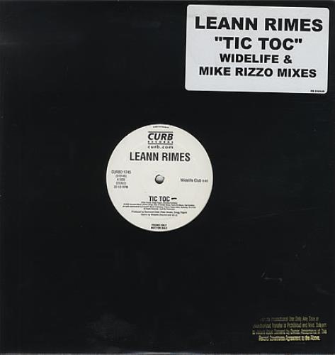 Leann Rimes Tic Toc 12" vinyl single (12 inch record / Maxi-single) US LRI12TI245673
