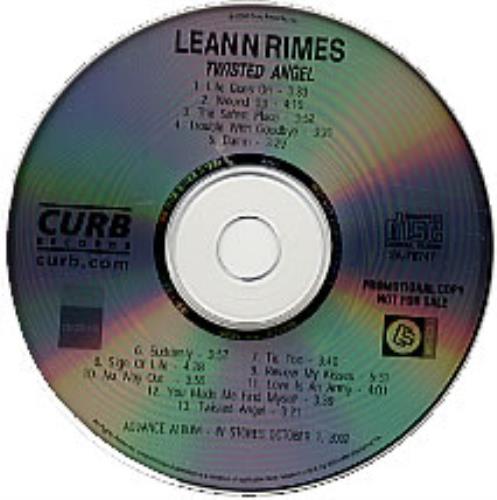 Leann Rimes Twisted Angel CD album (CDLP) US LRICDTW223680