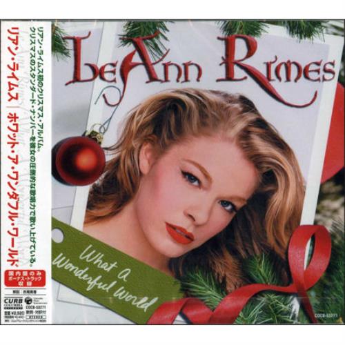 Leann Rimes What A Wonderful World CD album (CDLP) Japanese LRICDWH304771