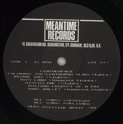 Leatherface Cherry Knowle - 1st vinyl LP album (LP record) UK LPKLPCH859912