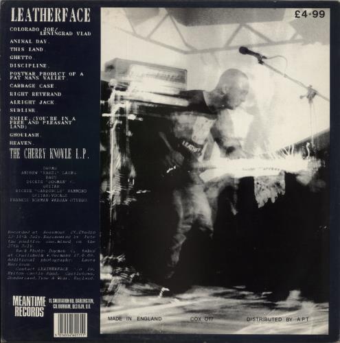 Leatherface Cherry Knowle - 1st vinyl LP album (LP record) UK LPKLPCH859912