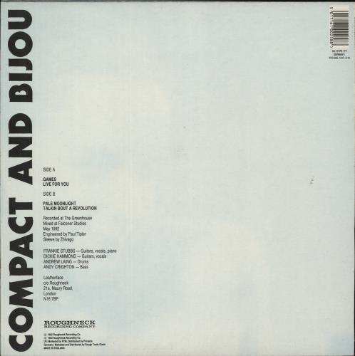 Leatherface Compact And Bijou 10" vinyl single (10 inch record) UK LPK10CO443452