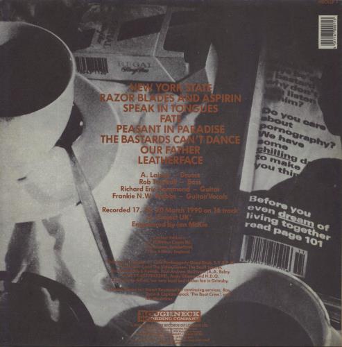 Leatherface Fill Your Boots - EX vinyl LP album (LP record) UK LPKLPFI806602