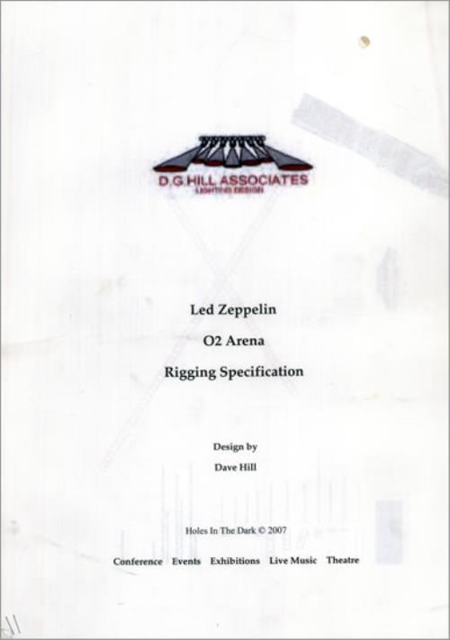 Led Zeppelin Ahmet Ertegun Tribute memorabilia UK ZEPMMAH541082