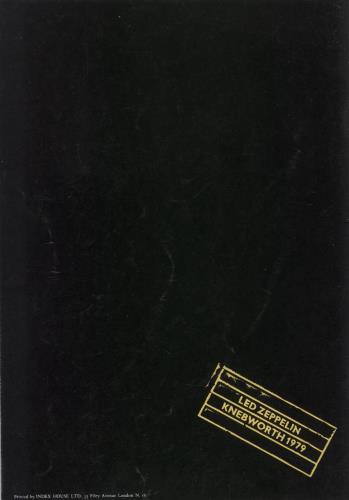Led Zeppelin At Knebworth 1979 tour programme UK ZEPTRAT80553