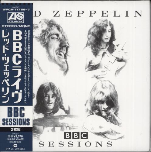 Led Zeppelin BBC Sessions CD album (CDLP) Japanese ZEPCDBB638549