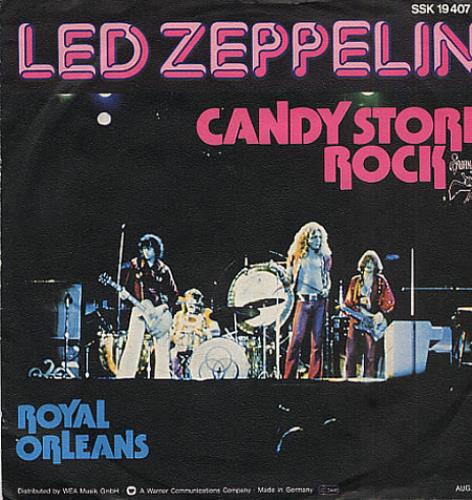 Led Zeppelin Candy Store Rock 7" vinyl single (7 inch record / 45) German ZEP07CA331256