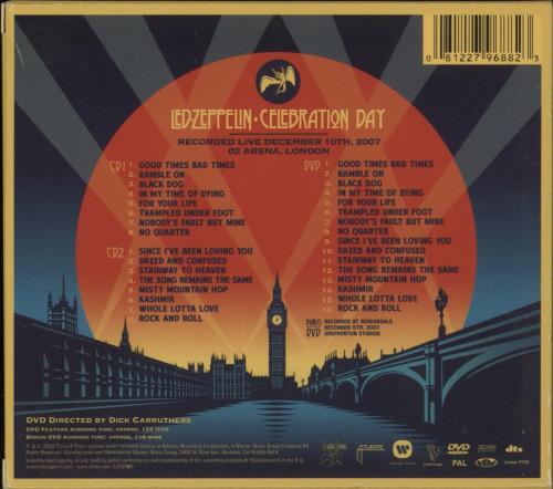 Led Zeppelin Celebration Day 2-disc CD/DVD set UK ZEP2DCE746963