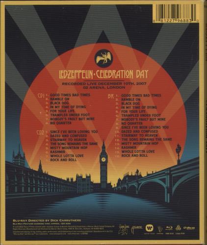 Led Zeppelin Celebration Day 3-disc CD/DVD Set UK ZEP3DCE881684