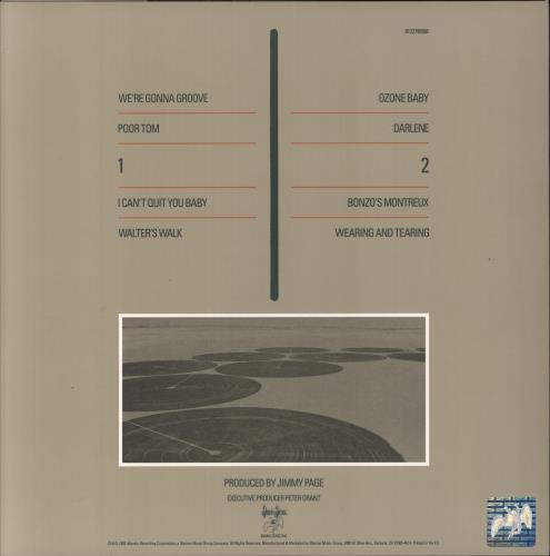 Led Zeppelin Coda - 180g vinyl LP album (LP record) US ZEPLPCO825749