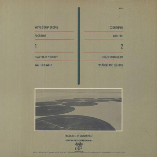 Led Zeppelin Coda vinyl LP album (LP record) Japanese ZEPLPCO193018