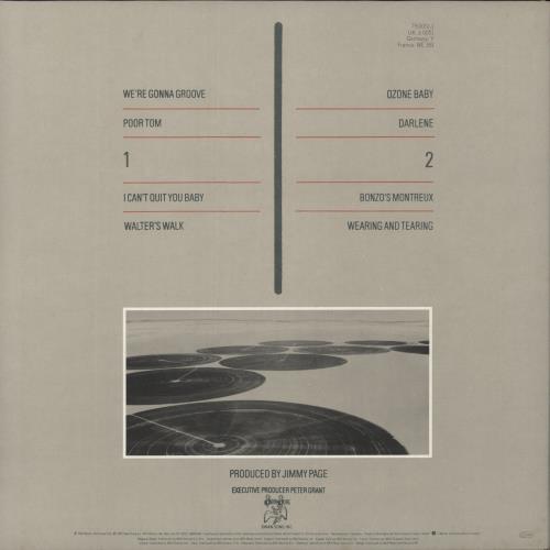 Led Zeppelin Coda vinyl LP album (LP record) German ZEPLPCO416782