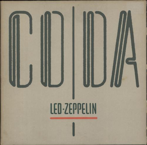 Led Zeppelin Coda vinyl LP album (LP record) Irish ZEPLPCO706174