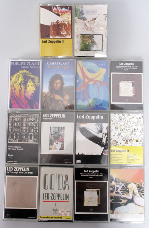 Led Zeppelin Collection of 14 Albums cassette album UK ZEPCLCO550258