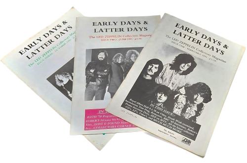 Led Zeppelin Early Days & Latter Days - Issues 1-3 magazine UK ZEPMAEA889776