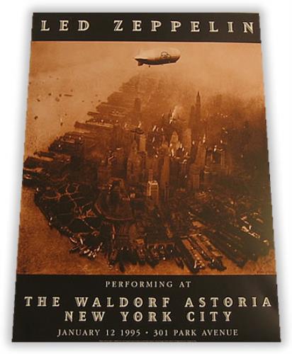 Led Zeppelin Hall Of Fame 1995 Poster poster US ZEPPOHA397597