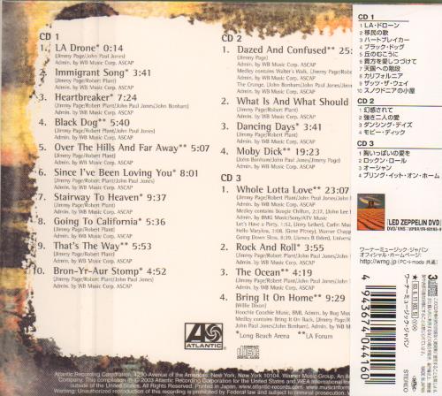 Led Zeppelin How The West Was Won 3-CD album set (Triple CD) Japanese ZEP3CHO309398