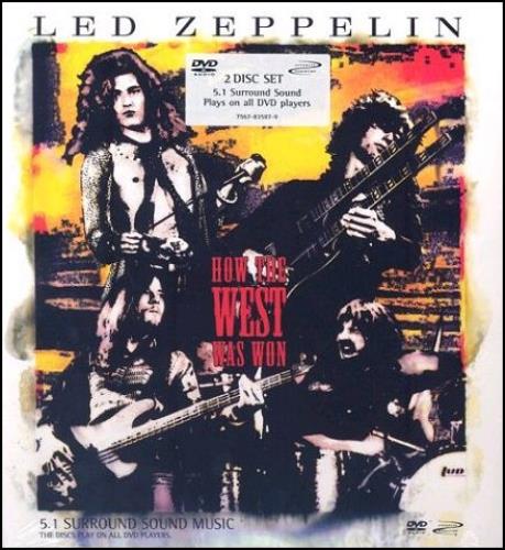 Led Zeppelin How The West Was Won DVD-Audio disc UK ZEPADHO346514