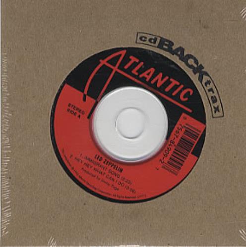 Led Zeppelin Immigrant Song CD single (CD5 / 5") US ZEPC5IM311315