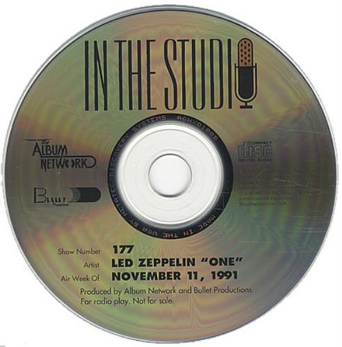 Led Zeppelin In The Studio CD album (CDLP) US ZEPCDIN36326