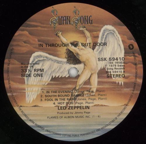 Led Zeppelin In Through The Out Door - 1st B vinyl LP album (LP record) UK ZEPLPIN869385