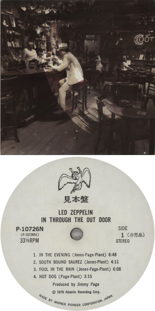 Led Zeppelin In Through The Out Door - Sleeve A vinyl LP album (LP record) Japanese ZEPLPIN212771