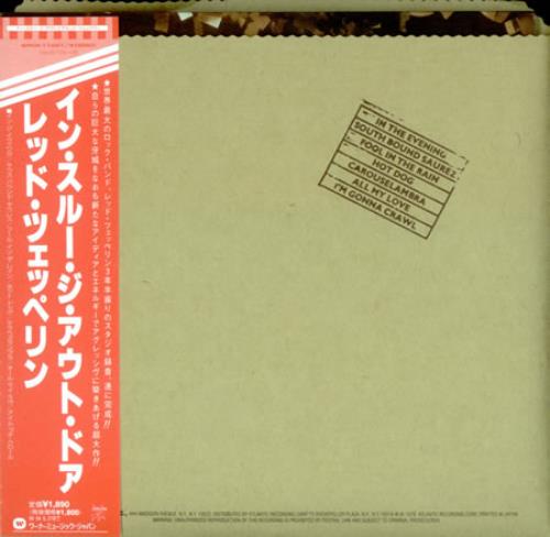 Led Zeppelin In Through The Out Door CD album (CDLP) UK ZEPCDIN248163