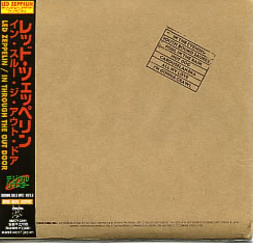 Led Zeppelin In Through The Out Door CD album (CDLP) Japanese ZEPCDIN280517