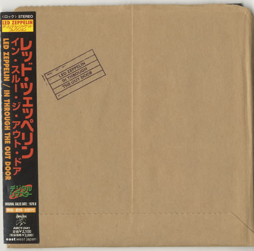 Led Zeppelin In Through The Out Door CD album (CDLP) Japanese ZEPCDIN506743