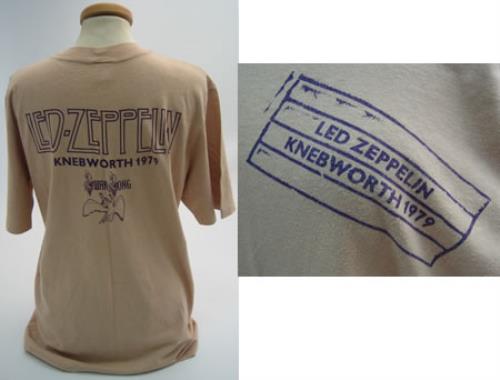 Led Zeppelin Knebworth 1979 - Medium t-shirt UK ZEPTSKN370781